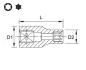 Набір головок TORX 1/2" E10-E24 7ед.(звезда Давида) TOPTUL Toptul GAAG0704 (фото 3)