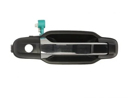 Ручка дверей передн Прав (зовнішн, з отвором для замка, хром/під фарбування) KIA SORENTO I JC 08.02-12.11 BLIC 6010-53-013402PP