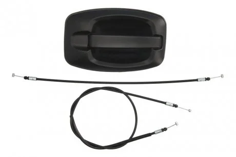 Ручка дверей задн Лів/Прав (зовнішн, з тросом/тросами, чорний) IVECO DAILY VI CITROEN JUMPER FIAT DUCATO PEUGEOT BOXER 04.06-04.19 BLIC 6010-07-038410PP