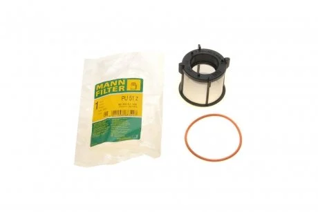 Фільтр паливний MB Atego 98-/Axor 02-/Actros 96-/Man TGS/TGX 6.4D-16.0D 07- MANN PU 51 Z