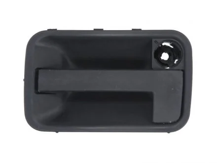 Ручка дверей передн Прав (зовнішн, з отвором для замка, чорний) CITROEN EVASION, JUMPY FIAT SCUDO, ULYSSE 220 LANCIA ZETA PEUGEOT 806, EXPERT 06.94-12.03 BLIC 6010-08-002402P