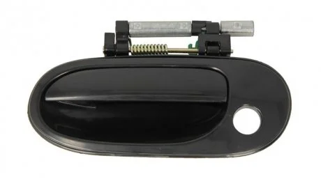 Ручка дверей передн Лів (зовнішн, з отвором для замка, чорн/під фарбування) NISSAN ALMERA II N16 01.00-05.07 BLIC 6010-16-026401P