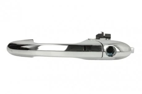 Ручка дверей передн Лів (зовнішн, з отвором для замка, хром) FIAT 500 01.07-07.15 BLIC 6010-07-041401P