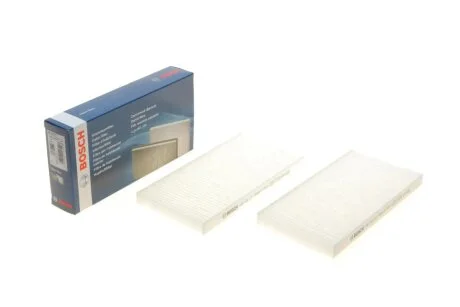 Фільтр салону Hyundai Tucson 2.0 CRDi/Kia Sorento 2.5/3.3 CRDi 04- (к-кт 2 шт.) BOSCH 1 987 432 277