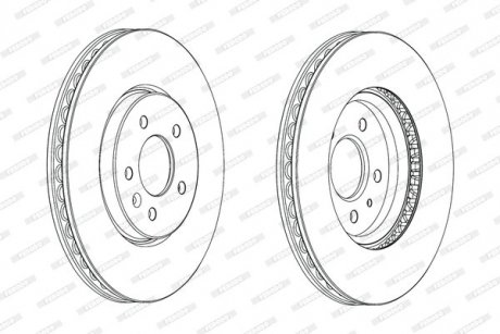 Гальмівний диск FERODO DDF2191C-1
