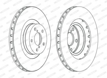 Гальмівний диск FE FERODO DDF1175C