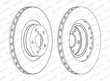 Гальмівний диск FE FERODO DDF1175C