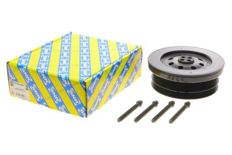 Шкив коленвала BMW 3 (E46/E90)/5 (E60)/X5 (E70) 3.0D 02-13 (4PK + 6PK) (M57) SNR NTN DPF350.06K1