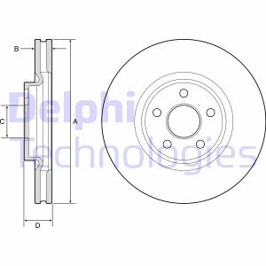 Гальмівний диск Delphi BG9203C