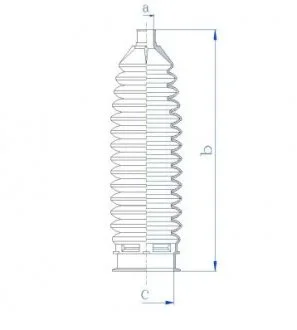 Чохол захисний Лів/Прав (довжина170мм 13,5мм/44,5мм) SUZUKI S-CROSS, SWIFT IV, SX4 S-CROSS, VITARA 1.0-1.6D 10.10- SPIDAN 84288
