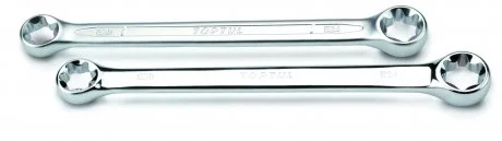 Ключ накидний, двосторонній, плаский, E-TORX, спеціальний розмір: E11xE7 TOPTUL Toptul AAEE0711