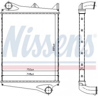 Інтеркулер NIS NISSENS 96966 (фото 1)