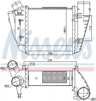 Інтеркулер NIS NISSENS 96678