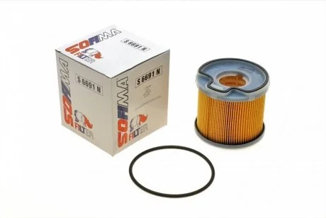 Фільтр паливний Citroen Berlingo/Jumpy/Fiat Scudo/Peugeot Partner 2.0HDi 99- SOFIMA S6691N