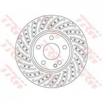 Диск гальмівний TRW DF6262S