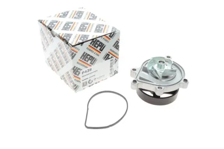 Насос охолоджуючої рідини, з ущільненням MINI (R56), (R57), (R58), (R59), CLUBMAN (R55), CLUBVAN (R55), COUNTRYMAN (R60), PACEMAN (R61) TOYOTA AURIS, AVENSIS, RAV 4 IV 1.6D/2.0D 05.09-12.18 HEPU P428