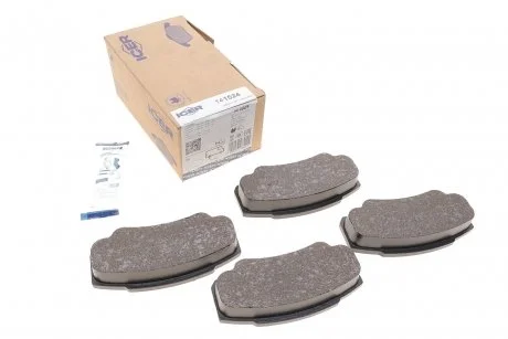 Комплект гальмівних колодок (дискових) ICER 141524