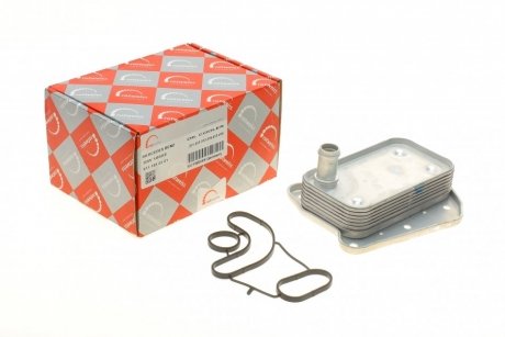Радиатор масляный MB Sprinter/Vito OM611/646 (теплообменник) (с прокладкой) 6111880301 ROTWEISS RW18002 (фото 1)