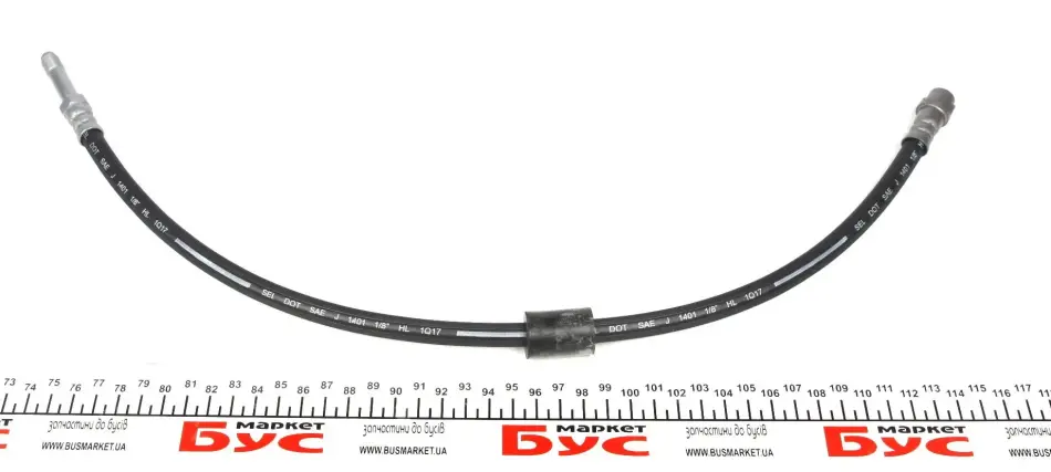 Шланг гальмівний (передній) MB Vito (W639) 03- (605mm) (М10x1mm) CAVO C900 673A (фото 1)