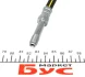 Шланг гальмівний (передній) MB Vito (W639) 03- (605mm) (М10x1mm) CAVO C900 673A (фото 2)