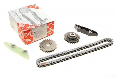 Комплект цепи ГРМ Iveco Daily V/ Fiat Ducato 3.0D 10- (Euro 5), (2 цепи + 2 натяжника) FEBI BILSTEIN 102123