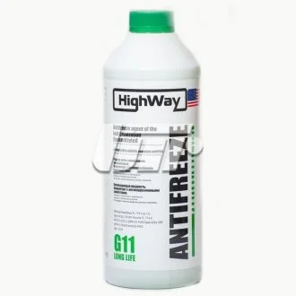 Антифриз-концентрат, G11 (зеленый), 1.5л HIGHWAY HighWay 10024