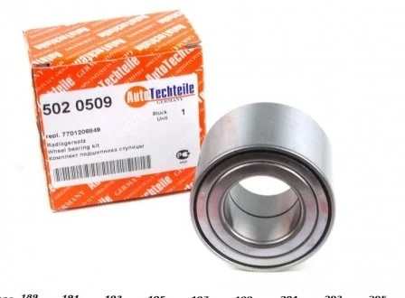 Підшипник маточини задн. Renault Trafic 01- /Opel Vivaro 01-14 AUTOTECHTEILE 502 0509