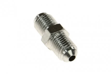 Соединитель тормозной трубки (3/8'x24/11x28.0/d=3.2)(папа/папа) QUICK BRAKE OKK