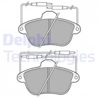 Гальмівні колодки, дискові Delphi LP741