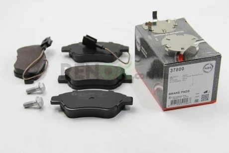 Гальмівні колодки пер. Nemo/Bipper 08- (BOSCH) (122,8x53,6) з датчиком A.B.S. A.B.S. 37800