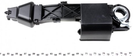 Механизм ручки левой сдвижной двери (внутр часть) Master III 2010- RENAULT 806069981R