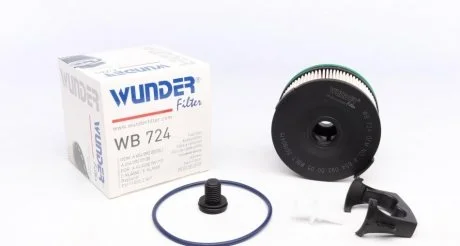 Фільтр паливний MB OM654 / Sprinter OM 651 18- WUNDER FILTER WB 724