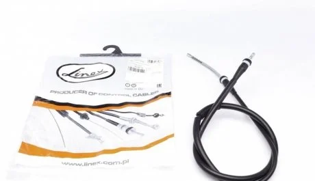 Трос ручника (задній) (L) Renault Clio IV 12- (1486/1309mm) LINEX 35.02.53