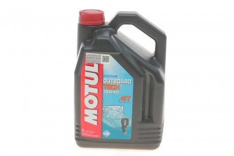 Олива 10W40 Outboard Tech 4T (5L)106354 MOTUL 852251