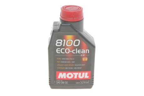 Олива 0W30 ECO-Clean 8100 (1л) (Toyota/Honda/Subaru) 102888 MOTUL 868011