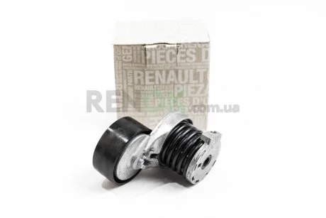Натягувач ременя генератора Kangoo/Megane/Logan 1.5dCi 05- (+AC) RENAULT 117501113R