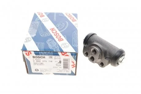 Цилиндр тормозной (задний) Mitsubishi L300 81-06/Pajero 82-06 (d=20.6mm) BOSCH 0986475718