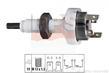 ALFA ROMEO Выключатель STOP-сигналов FIAT,LANCIA EPS 1.810.049