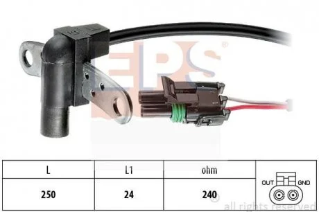 VOLVO Датчик обертів двигуна 460 88- EPS 1.953.008