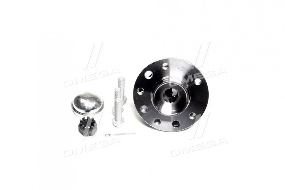 Ступица колеса к-т OPEL ASTRA G 98- (5 отв.) (+ABS) передн. RIDER RD.26155333 (фото 1)