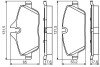 Колодки тормозные (передние) BMW 1 (E81/E82/E87/E88) 04-13/2 (F45) 14-18 BOSCH 0986495251 (фото 2)