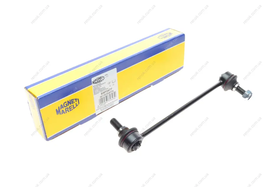 Тяга стабилизатора (переднего) Opel Combo/Corsa 01-/Vectra B 95-06 (SSP2477) MAGNETI MARELLI 301191624770 (фото 1)