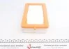 Фільтр повітряний Nissan Micra V 0.9-1.0/1.5DCI 16- WUNDER FILTER WH 964 (фото 2)