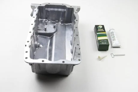 Масляний піддон Caddy 1.9TDI/2.0SDI 04- (дв. BDJ,BST,BJB) без отв. для датчика рівня масла BGA SP9608