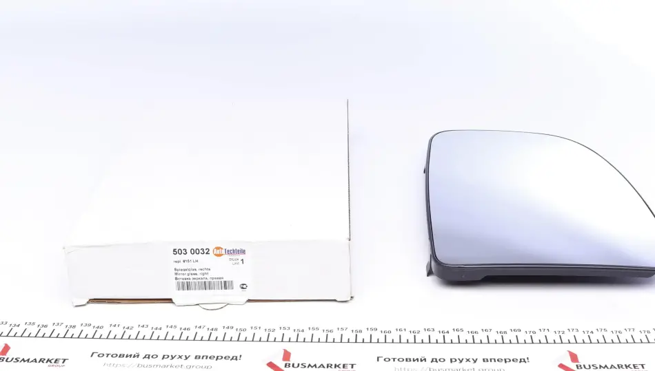 Стекло зеркала Citroen Jumper/ Fiat Ducato/ Peugeot Boxer 06- (R) AUTOTECHTEILE 503 0032 (фото 1)