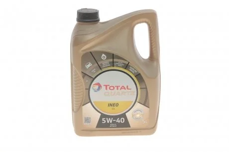 Масло 5W40 Quartz INEO C3 Dexos2 (5л) TOTAL 213790