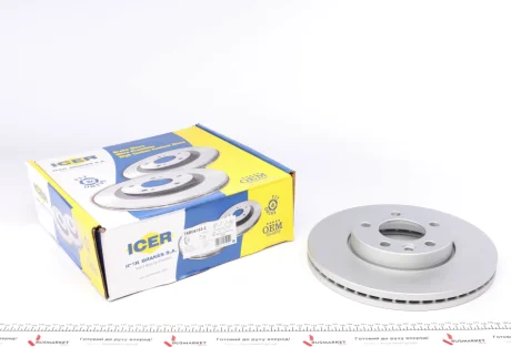 Диск гальмівний ICER 78BD6153-2