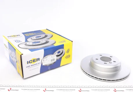 Диск гальмівний ICER 78BD3558-2