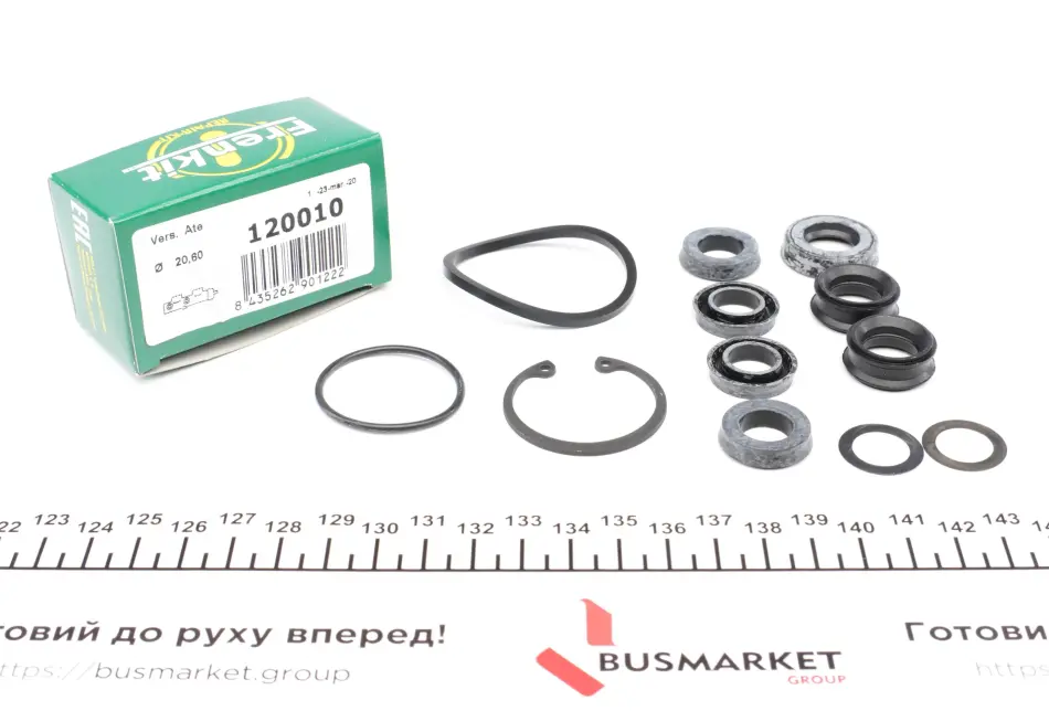 Ремкомплект циліндра гальмівного (головного) BMW 3 (E30) 82-94 (d=20,6mm) ATE FRENKIT 120010 (фото 1)