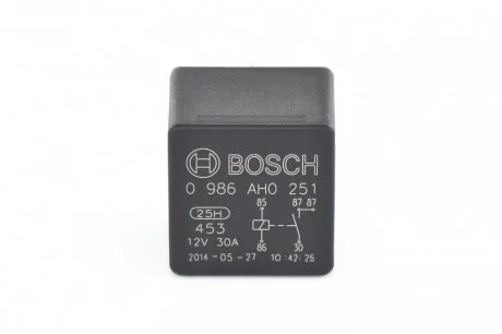 Реле, робочий ток BOSCH 0986AH0251